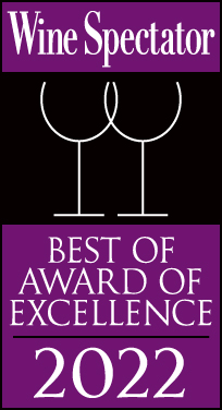 Guincho a Galera recognized for Best of Award of Excellence 2022 on Wine Spectator